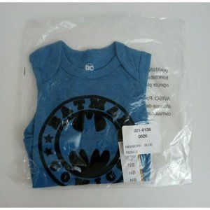 New DC Comics Blue Batman Comics Body Suit Size Newborn
